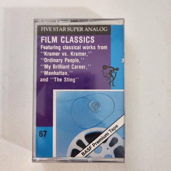 Film Classics Cassette Tape SQN Productions 1983 Featuring Kramer Vs. Kramer & T - Picture 1 of 5